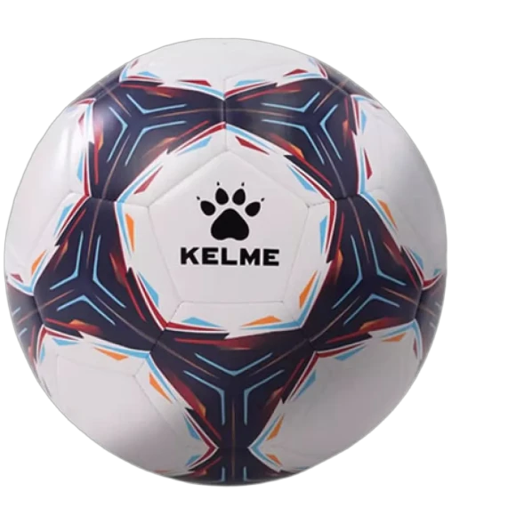 Мяч футбольный KELME Machine Stitched Football (White/Dark Blue)