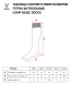 Гетры футбольные JOGEL CAMP BASIC SOCKS, черный/серый/белый