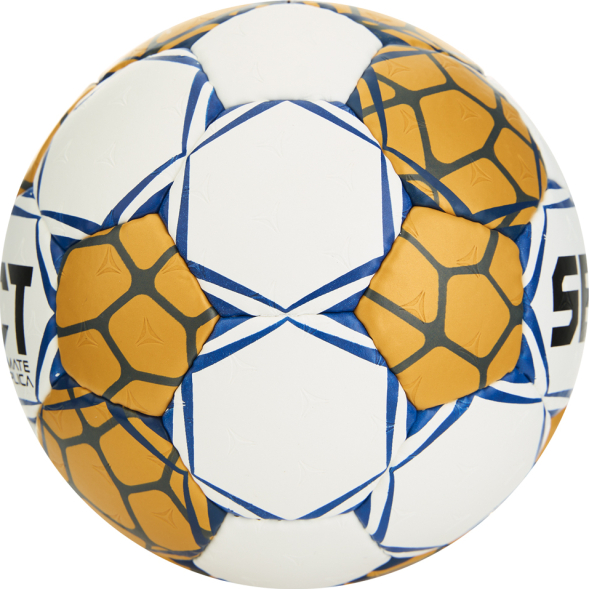 Мяч ганд. SELECT Ultimate Replica v24 , 1670850990, р.1, EHF Appr, ПУ, руч.сш, золотисто-белый