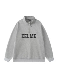 Свитшот KELME Half-placket Sweatshirt Grey