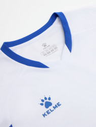 Детская футбольная форма KELME Short-Sleeved Football Suit (White/Blue)
