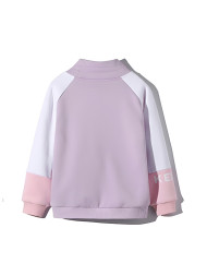 Детский свитшот KELME Girl's Round Neck Sweater Light Purple