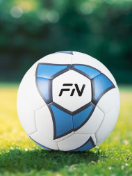 Футбольный мяч FN Football Ball (Термосклейка) (White/Light Blue)