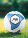 Футбольный мяч FN Football Ball (Термосклейка) (White/Light Blue)