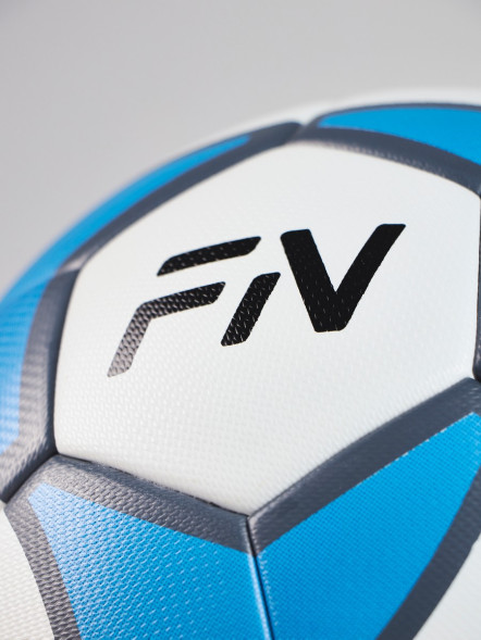 Футбольный мяч FN Football Ball (Термосклейка) (White/Light Blue)