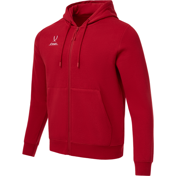 Худи JOGEL ESSENTIAL Fleece Zip Hoodie, темно-красный