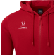 Худи JOGEL ESSENTIAL Fleece Zip Hoodie, темно-красный