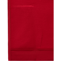 Худи JOGEL ESSENTIAL Fleece Zip Hoodie, темно-красный