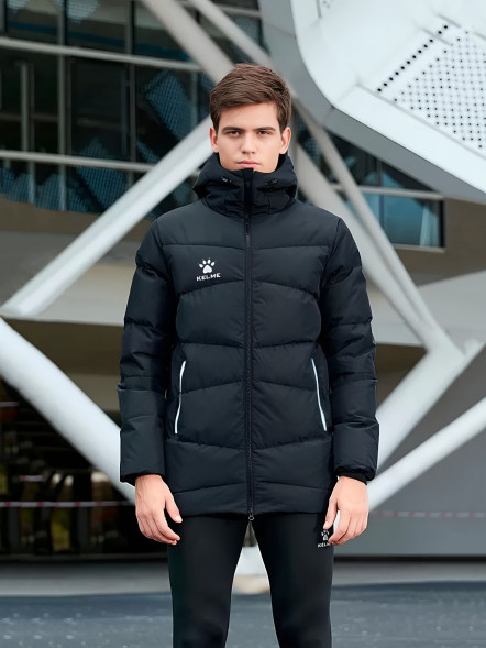 Пуховик KELME Adult Short Jacket Black