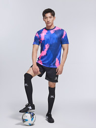 Футболка KELME Short Sleeve Football Shirt (Blue/Pink)
