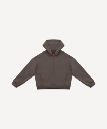 Худи на молнии JOGEL 360 Soft Zip Hoodie W Relaxed Fit, коричневый