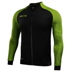 Олимпийка KELME Training Jacket (Black/Green)
