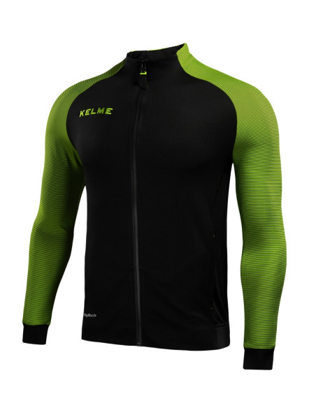 Олимпийка KELME Training Jacket (Black/Green)