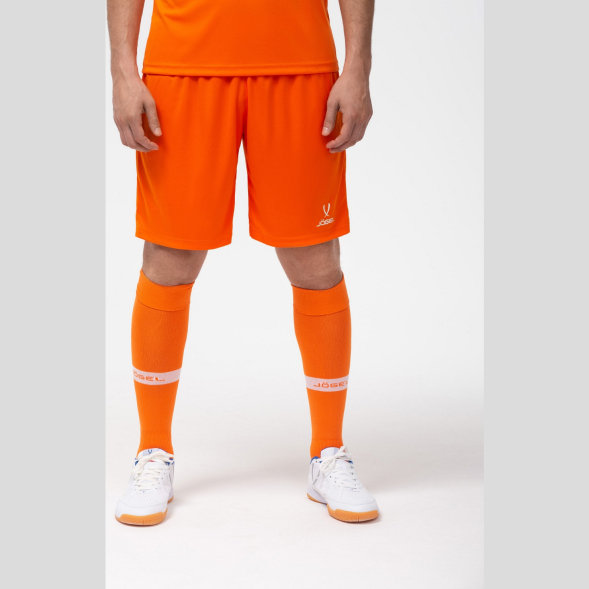 Гетры футбольные JÖGEL JA-003, оранжевый/белый