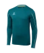 Футболка вратарская JOGEL CAMP GK Padded LS, зеленый/черный/белый