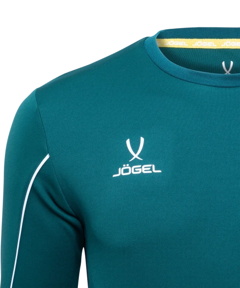 Футболка вратарская JOGEL CAMP GK Padded LS, зеленый/черный/белый