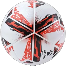 Футбольный мяч KELME Heat Bonded Football (White/Red)