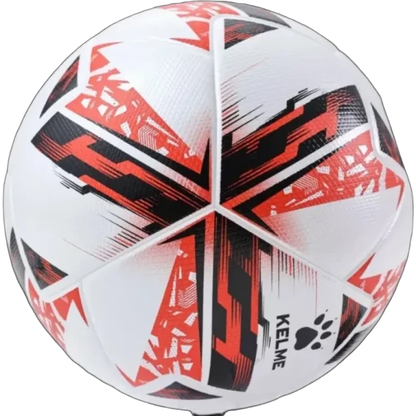 Футбольный мяч KELME Heat Bonded Football (White/Red)