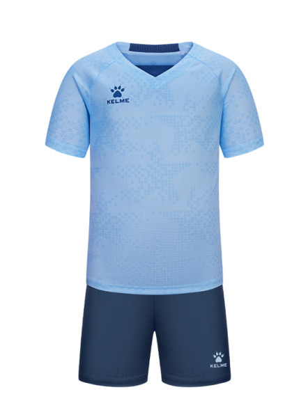 Детская футбольная форма KELME Football Uniform Set Light Blue