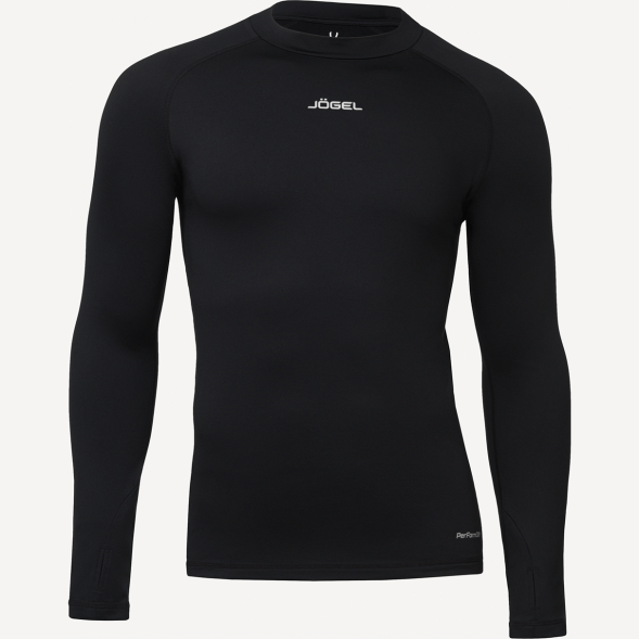 Джемпер компрессионный утепленный JOGEL CAMP PerFormDRY Baselayer Top Warm, черный
