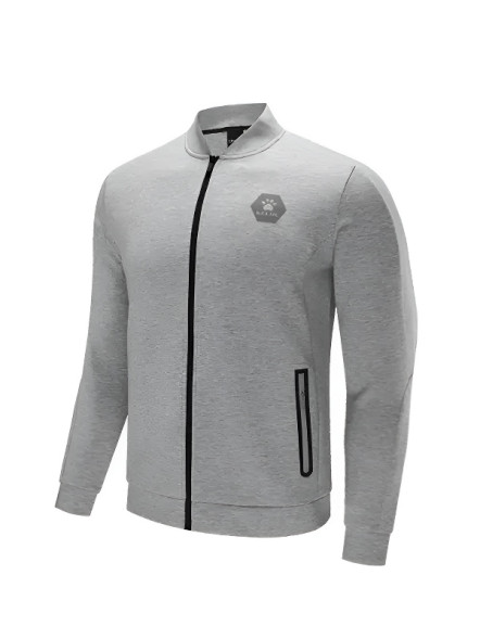 Бомбер KELME Men's Knitted Jacket Grey