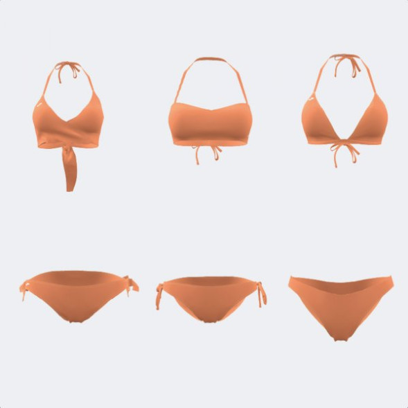 SUJETADOR + BRAGUITA DE BIKINI SANTA MÓNICA II  