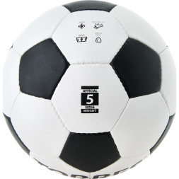 Мяч футб  TORRES Main Stream, F30185, р 5, 32 пан  ПУ, 4 под  слоя, руч  сшивка, бело-черный