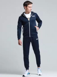 Олимпийка KELME Men's Hooded Knitted Jacket Suit Dark Blue