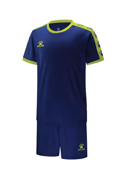 Детская футбольная форма KELME Short Sleeve Football Set Kids Blue