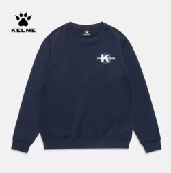 Свитшот KELME Knit Crew Neck Sweater Dark Blue
