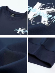 Свитшот KELME Knit Crew Neck Sweater Dark Blue