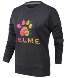 Свитшот KELME Women's Round Neck Sweater Dark Grey