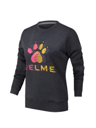 Свитшот KELME Women's Round Neck Sweater Dark Grey