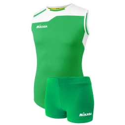 Форма волейб. жен. MIKASA MT377-02-2XL, р. 2XL, 90% полиэстер, 10% эластан, красно-желтый