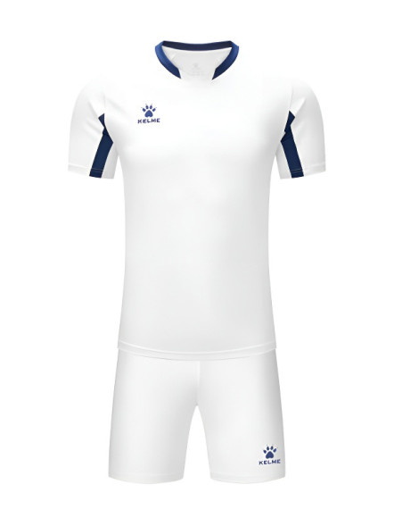 Футбольная форма KELME Football Suit (White/Dark Blue)