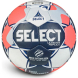 Мяч ганд. SELECT Ultimate EHF Euro Men Replica v26, 3571854749, р.2, ПУ, руч.сш, бело-сине-коралл