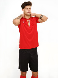 Футбольная форма KELME S/S Football Set (Red/Black)