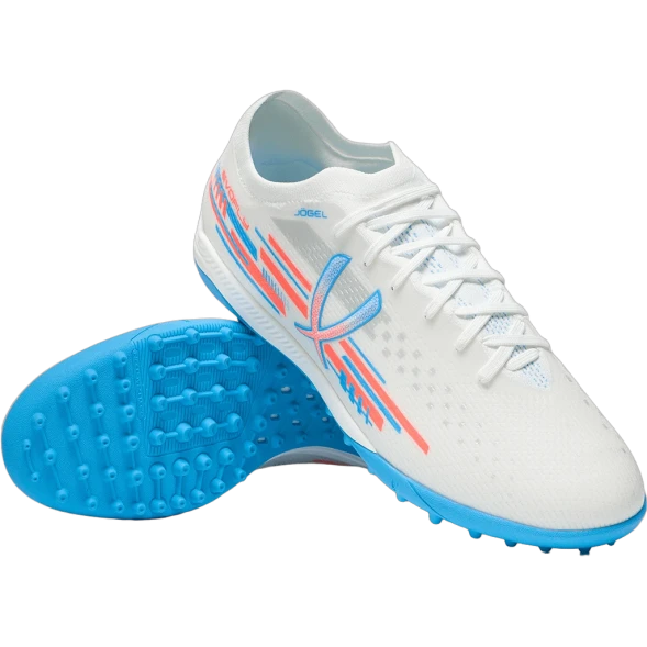 Бутсы многошиповые JOGEL Evofly TF PRO White/blue