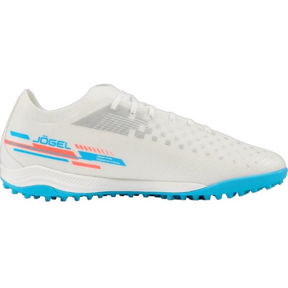 Бутсы многошиповые JOGEL Evofly TF PRO White/blue