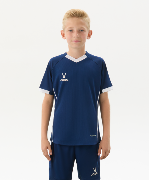 Футболка игровая JOGEL DIVISION PerFormDRY Prisma Jersey, темно-синий, детский