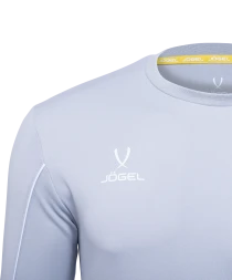 Футболка вратарская JOGEL CAMP GK Padded LS, серый/черный/белый