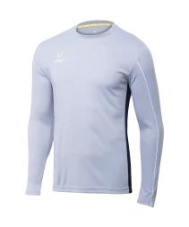 Футболка вратарская JOGEL CAMP GK Padded LS, серый/черный/белый