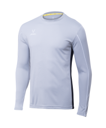 Футболка вратарская JOGEL CAMP GK Padded LS, серый/черный/белый