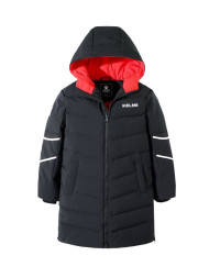 Детский пуховик KELME Boy's Mid-Length Down Jacket Black