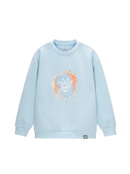 Детский свитшот KELME Round Neck Sweater Light Blue