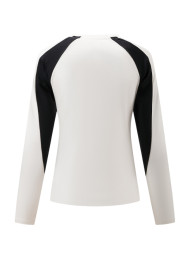 Лонгслив KELME Crew Neck Long-Sleeved T-Shirt (White/Black)