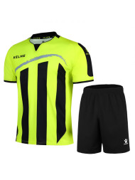 Футбольная форма KELME Short Sleeve Football Set (Light Green/Black)