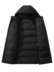 Пуховик KELME Long Cotton Coat Black