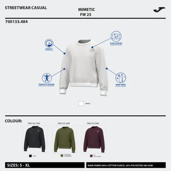 SUDADERA MIMETIC  