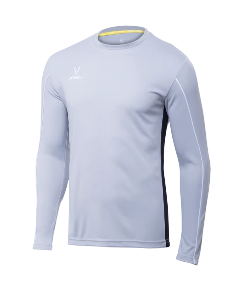 Футболка вратарская JOGEL CAMP GK Padded LS, серый/черный/белый, детский
